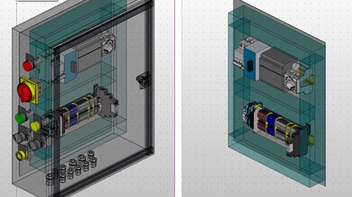 Diseño 3D gabinete