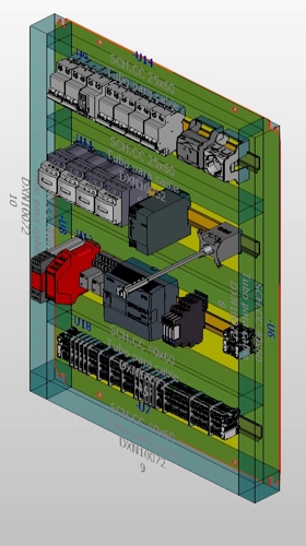 Diseño 3D gabinete