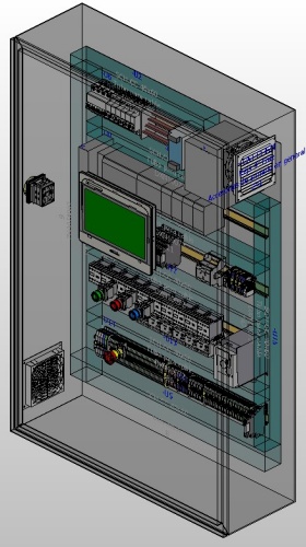 Diseño 3D gabinete