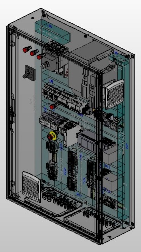 Diseño 3D gabinete